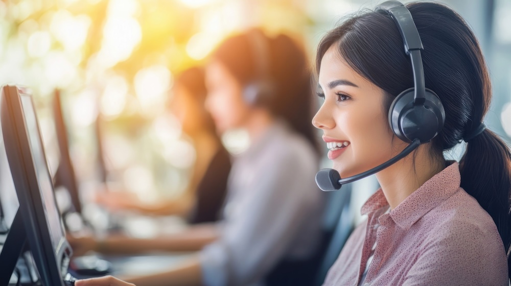 Dedicated customer support team member